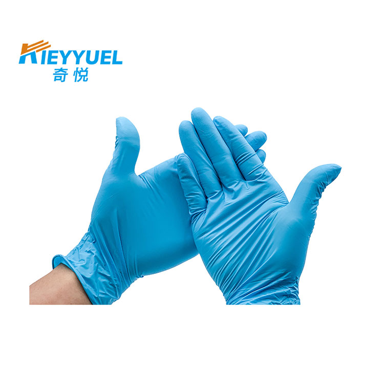 Schwaarz Nitril Wegwerf Handschuhe